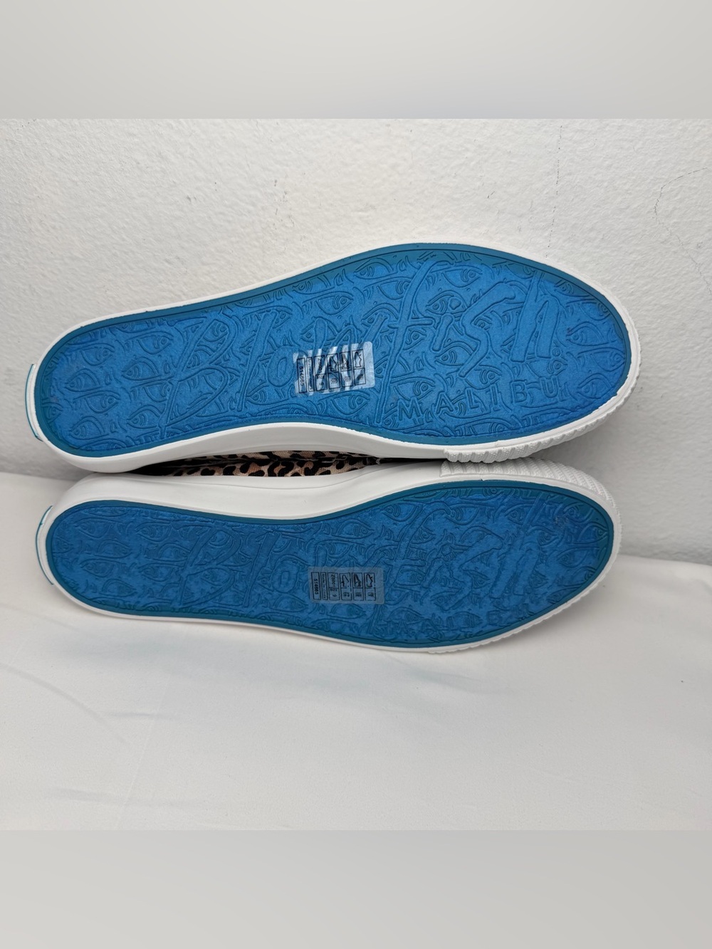 Blowfish Leopard Print Slip-On Canvas Sneakers - Picture 4 of 7